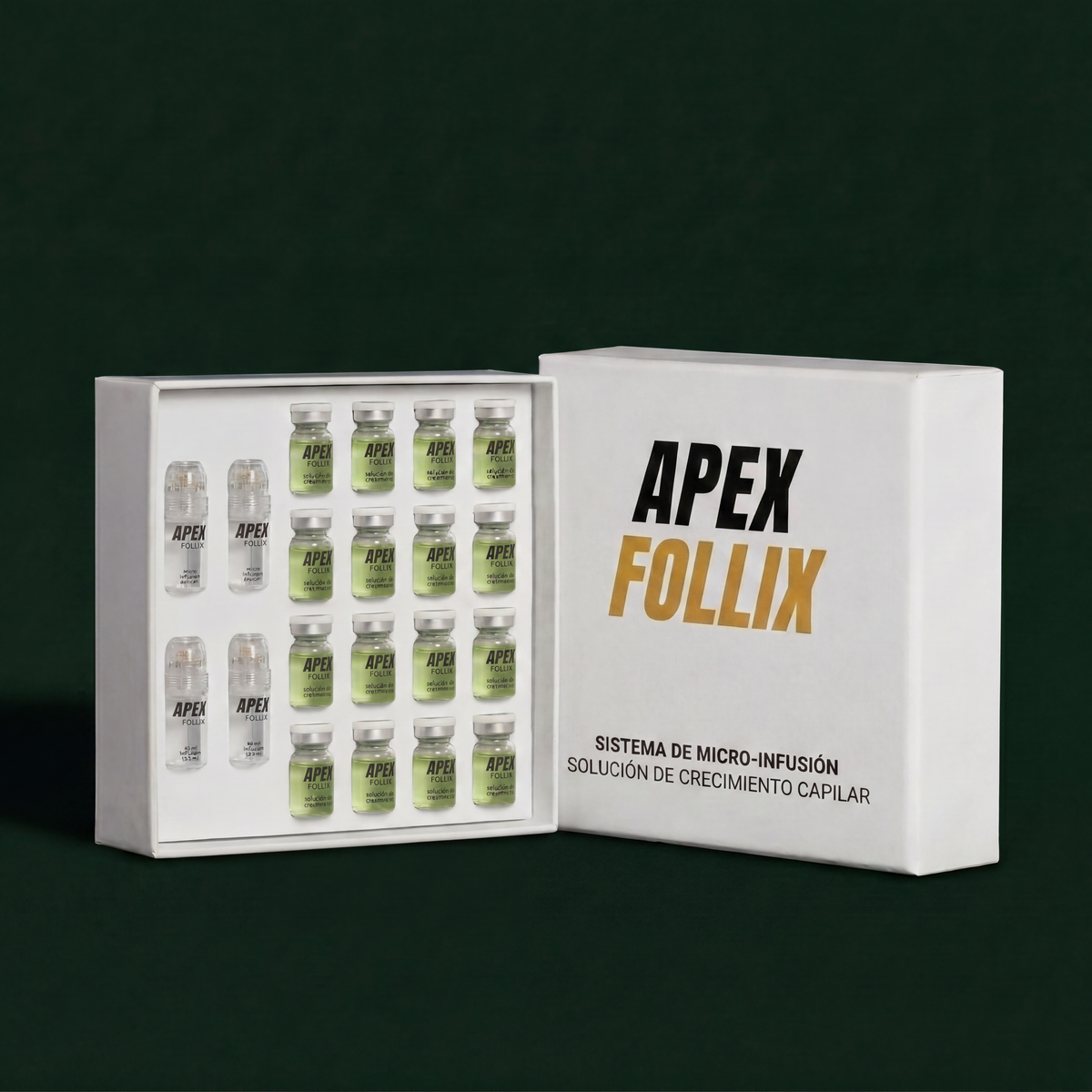 Apex Follix - Sistema de Crecimiento del Cabello y Barba